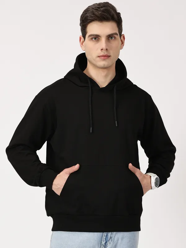 Black_Cotton_Regular_Fit_Full_Sleeve_Hoodie_For_Men