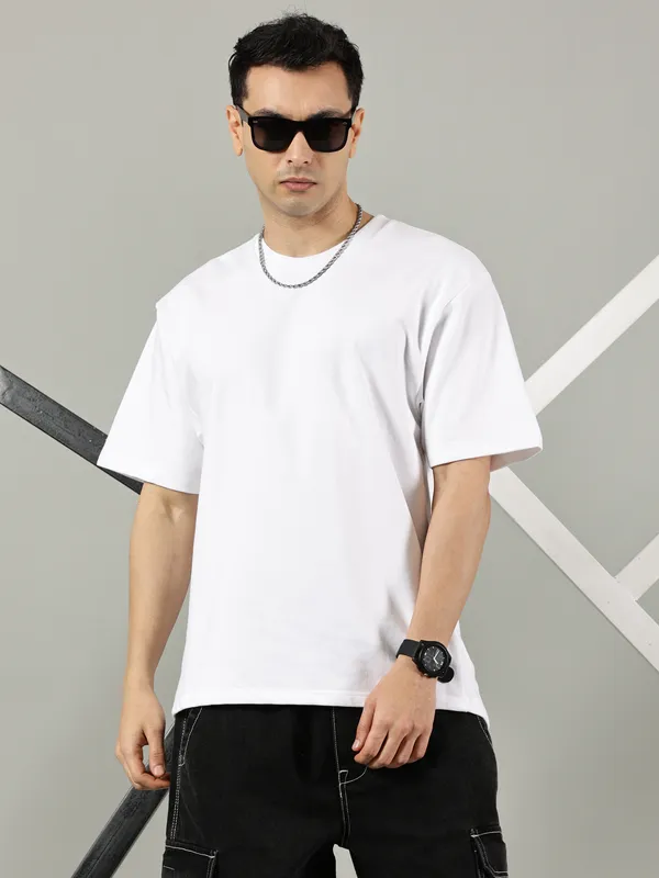 White_Cotton_Terry_Oversized_T_Shirt_For_Men