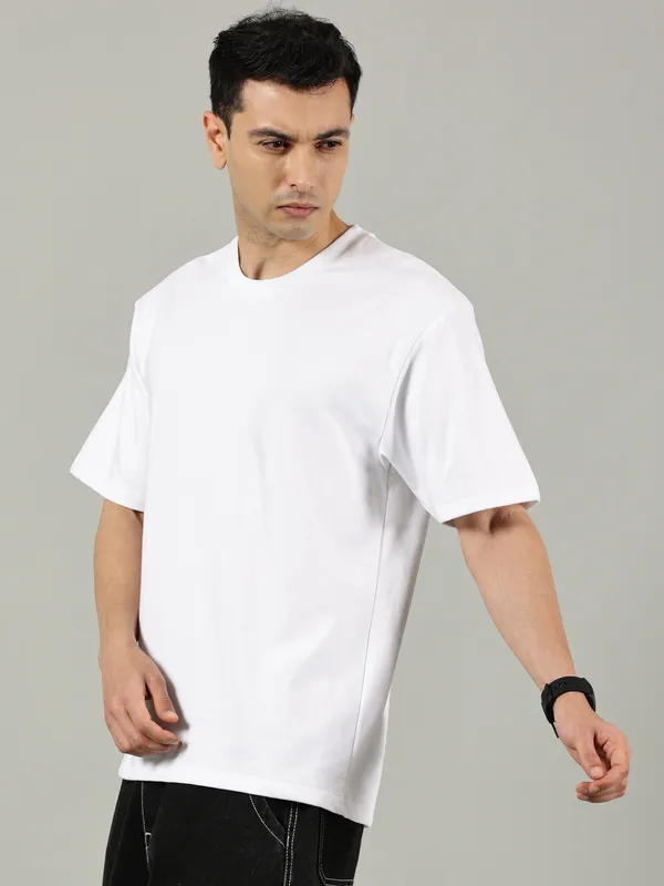 White_Cotton_Terry_Oversized_T_Shirt_For_Men