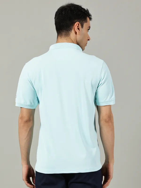 Mint_Blue_Cotton_Polo_T_Shirt_For_Men