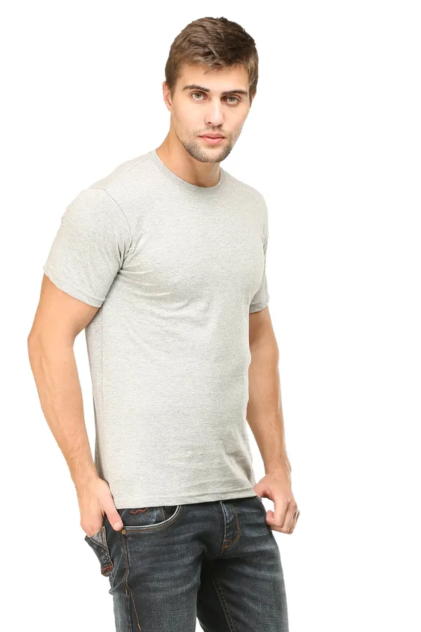 Grey_Poly_Cotton_T_Shirt_For_Men