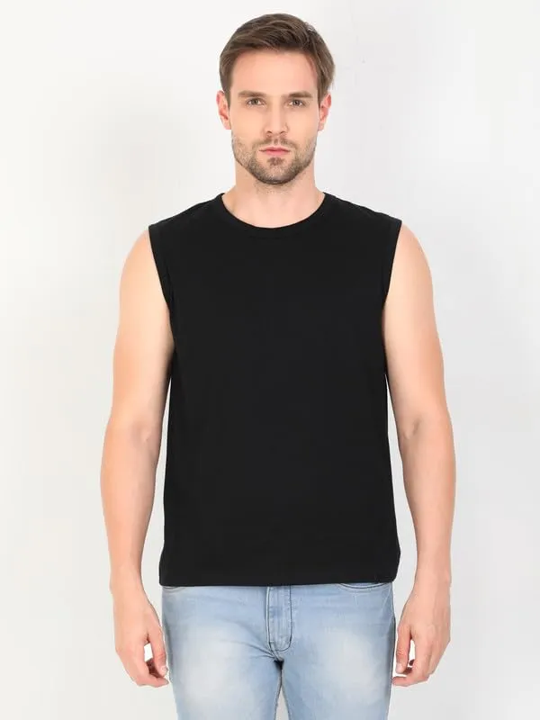 Black_Cotton_Sleeveless_Gym_Vest_For_Men