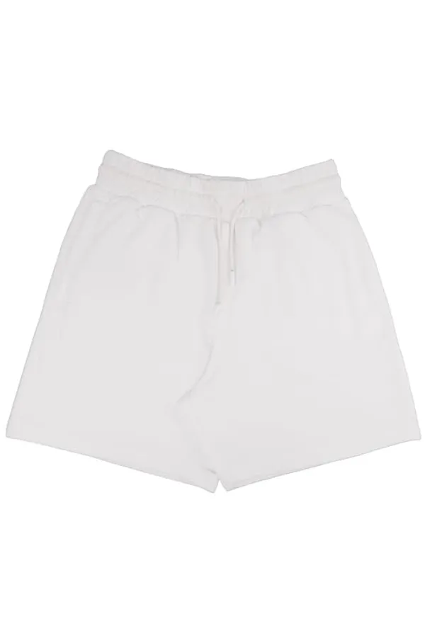 White_Cotton_Terry_Relaxed_Fit_Shorts_For_Men