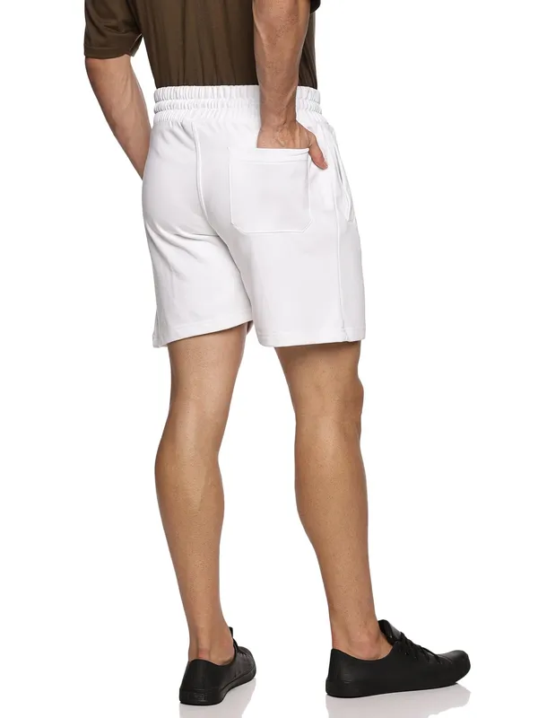 White_Cotton_Terry_Relaxed_Fit_Shorts_For_Men
