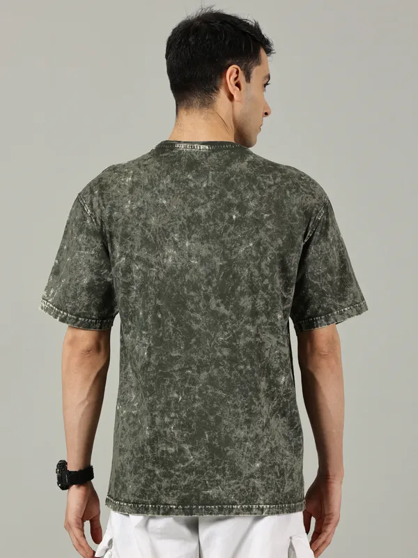 Olive_Green_Cotton_Acid_Wash_T_Shirt_For_Men