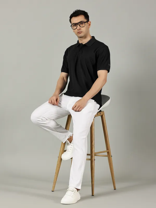 Black_Cotton_Polo_T_Shirt_For_Men