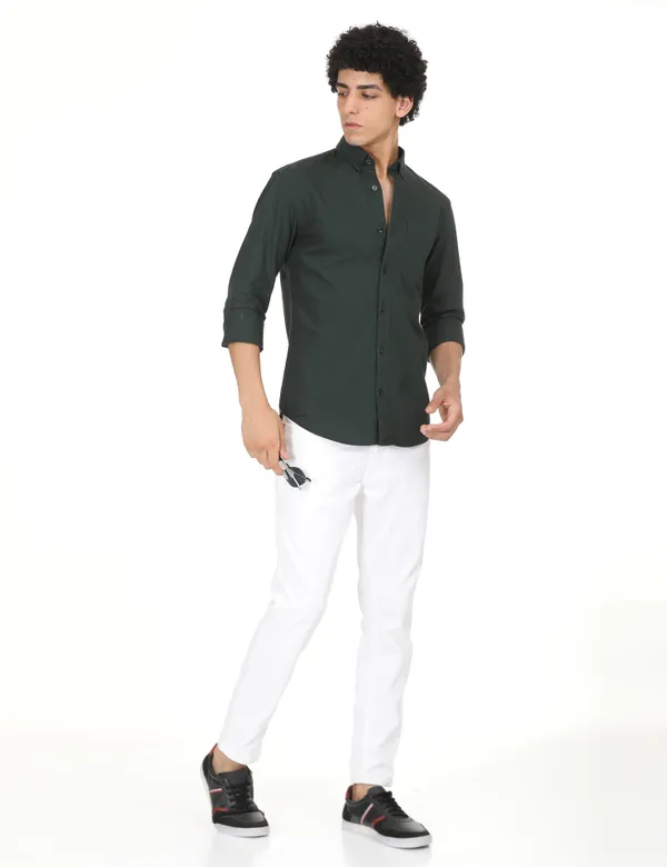 Green_Cotton_Solid_Regular_Fit_Oxford_Shirt_For_Men