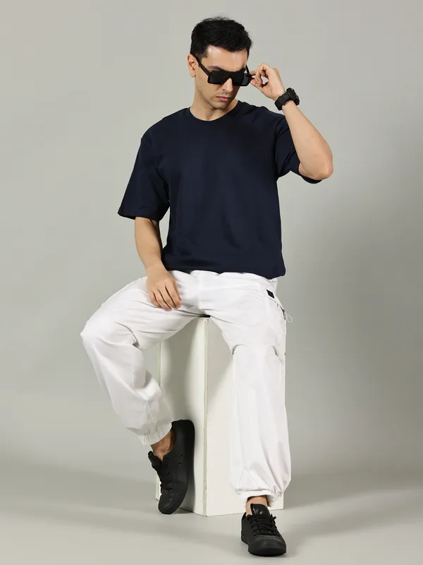 Navy_Cotton_Terry_Oversized_T_Shirt_For_Men