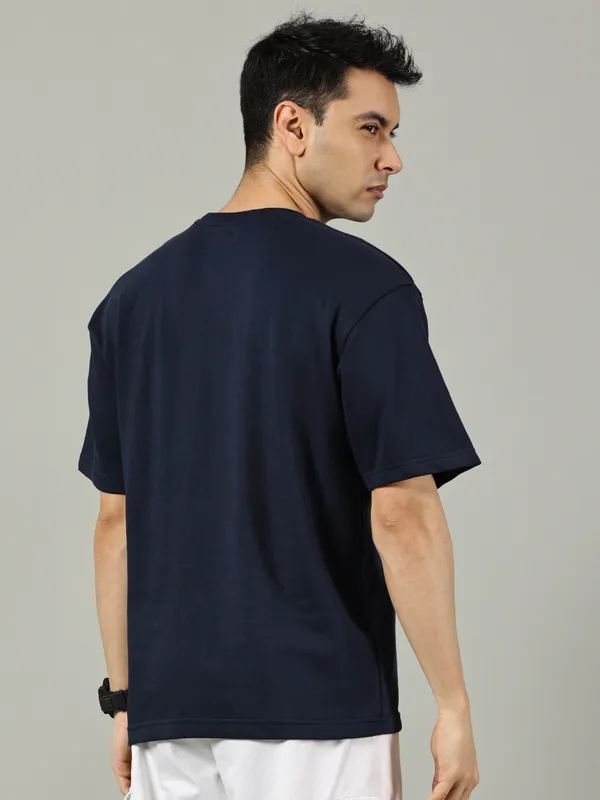 Navy_Cotton_Terry_Oversized_T_Shirt_For_Men