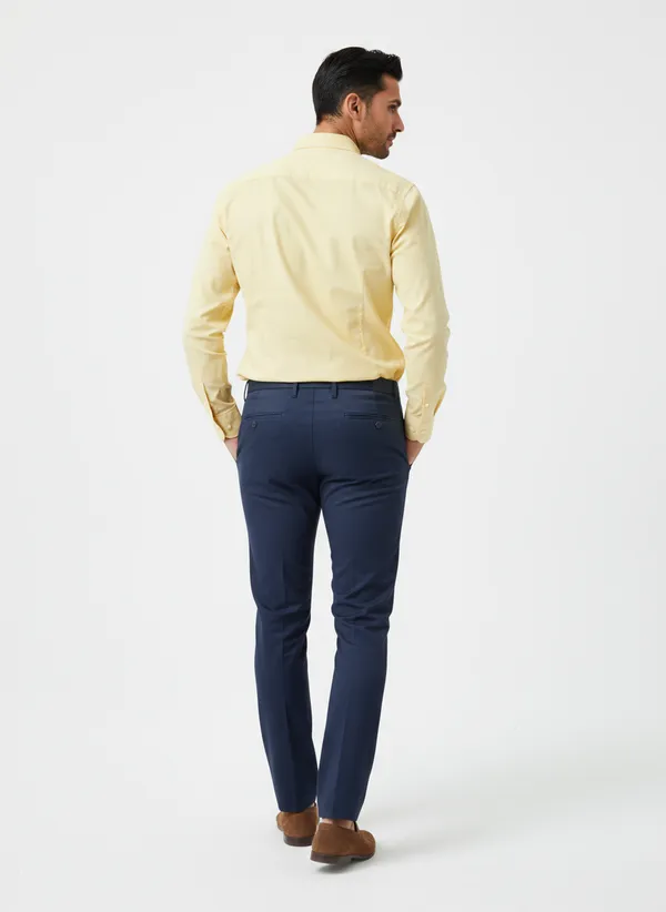 Pastel_Yellow_Cotton_Solid_Oxford_Shirt_For_Men