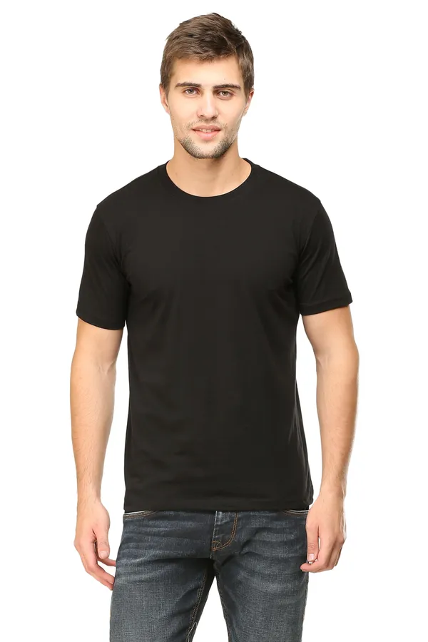 Black_Poly_Cotton_T_Shirt_For_Men