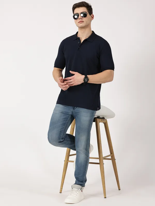 Navy_Blue_Cotton_Regular_Fit_T_Shirt_For_Men