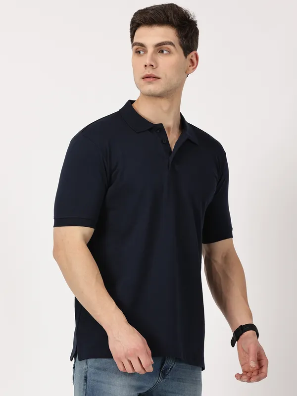 Navy_Blue_Cotton_Regular_Fit_T_Shirt_For_Men