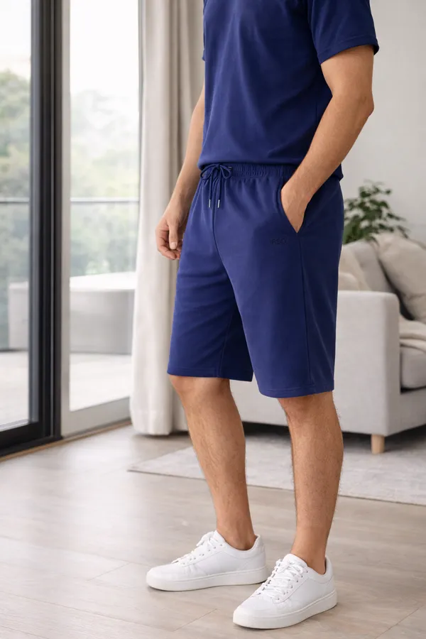 Navy_Blue_Cotton_Shorts_For_Men