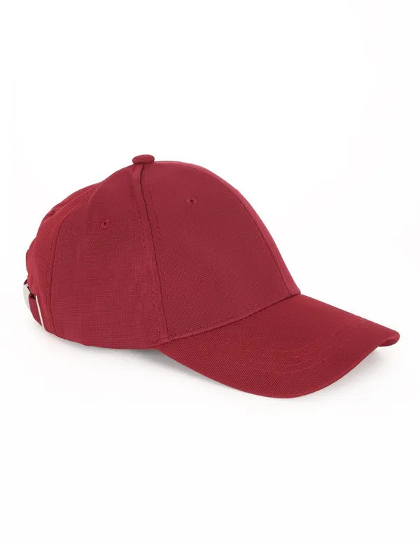 Maroon_Cotton_Baseball_Cap_For_Unisex