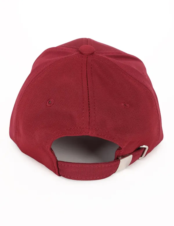 Maroon_Cotton_Baseball_Cap_For_Unisex