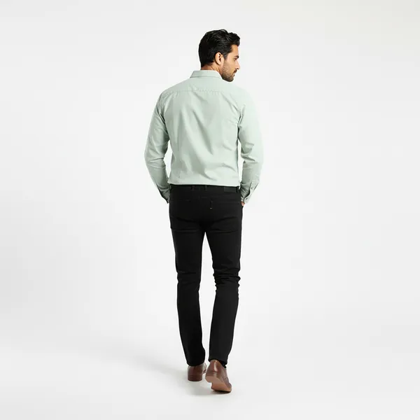 Light_Jade_Cotton_Solid_Oxford_Shirt_For_Men