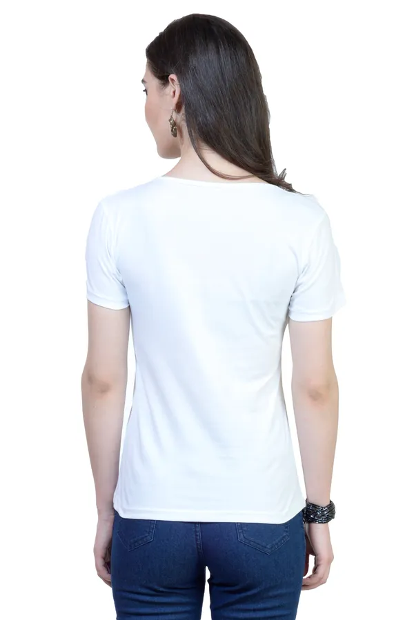 White_Cotton_T_Shirt_For_Women