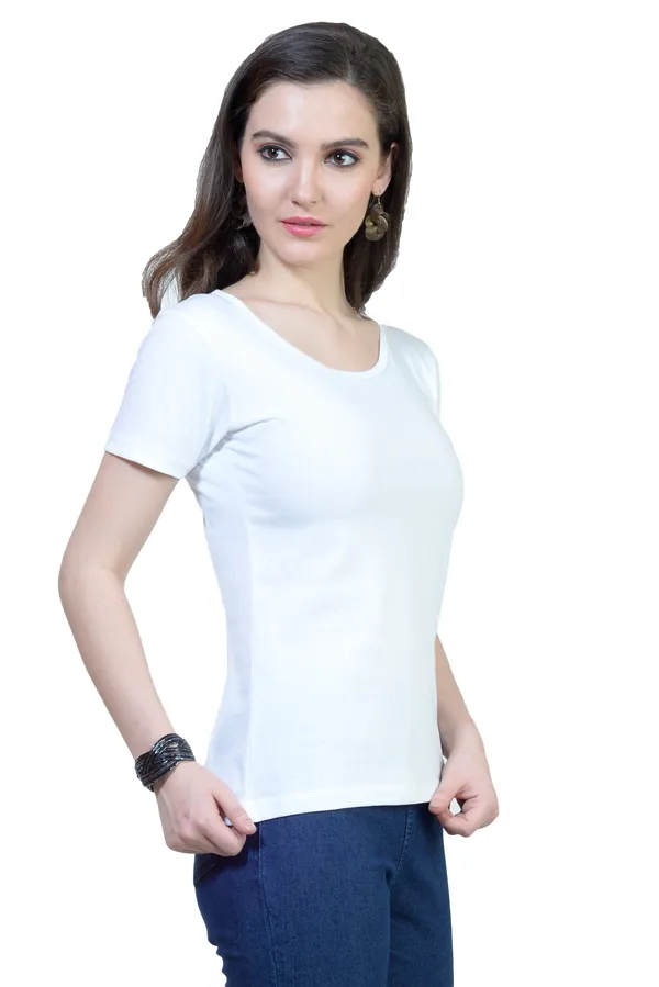 White_Cotton_T_Shirt_For_Women