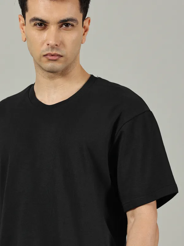 Black_Cotton_Terry_Oversized_T_Shirt_For_Men