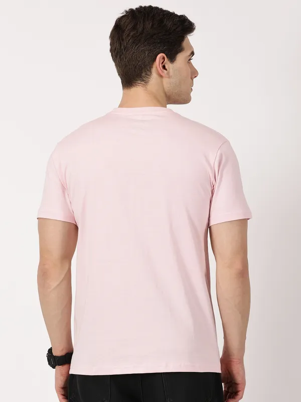 Baby_Pink_Cotton_T_Shirt_For_Men