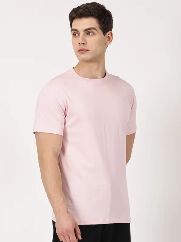 Baby_Pink_Cotton_T_Shirt_For_Men