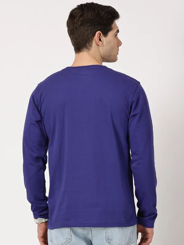 Royal_Blue_Cotton_Full_Sleeve_T_Shirt_For_Men