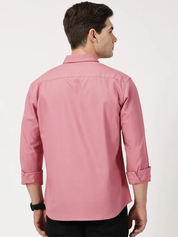 Rose_Pink_Cotton_Solid_Oxford_Shirt_For_Men