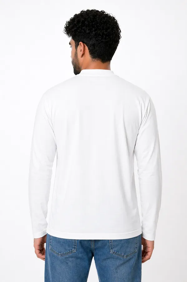 Off_White_Cotton_Turtle_Neck_T_Shirt_For_Men