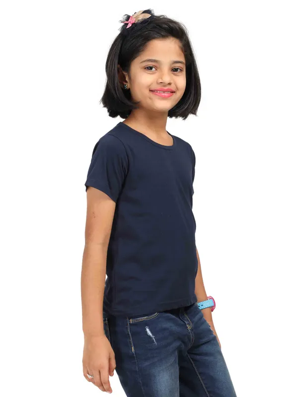 Navy_Blue_Cotton_Regular_Fit_T_Shirt_For_Kids
