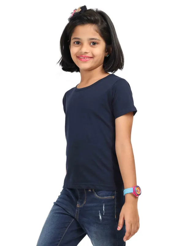 Navy_Blue_Cotton_Regular_Fit_T_Shirt_For_Kids