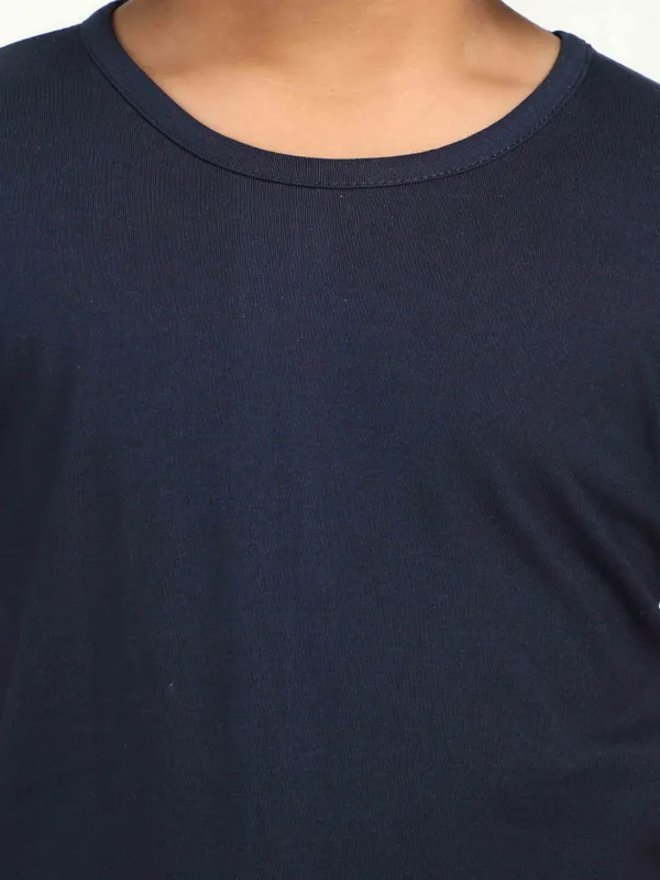 Navy_Blue_Cotton_Regular_Fit_T_Shirt_For_Kids
