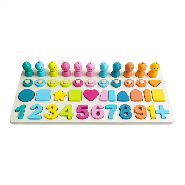 Wgd_335_Wooden_Educational_Puzzle_Board_With_Numbers_Shapes_Fishing_Game
