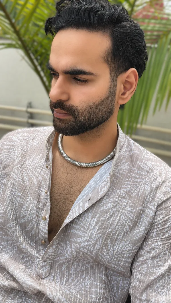 Oxidised_German_Silver_Plated_Rajasthani_Hansli_Necklace__Choker_for_Men
