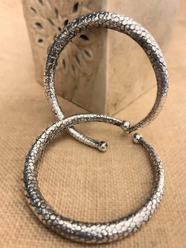 German_Silver_Plated_Oxidised_Anklet_Pair_for_Men_and_Women_(Size:_Please_check_the_Image)_1_Pair