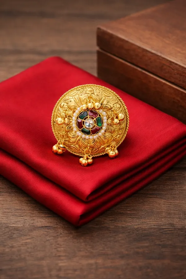 Oversized_Gold_Kundan_Pearl_Statement_Ring_|_Handcrafted_Men_Boho_Jewelry