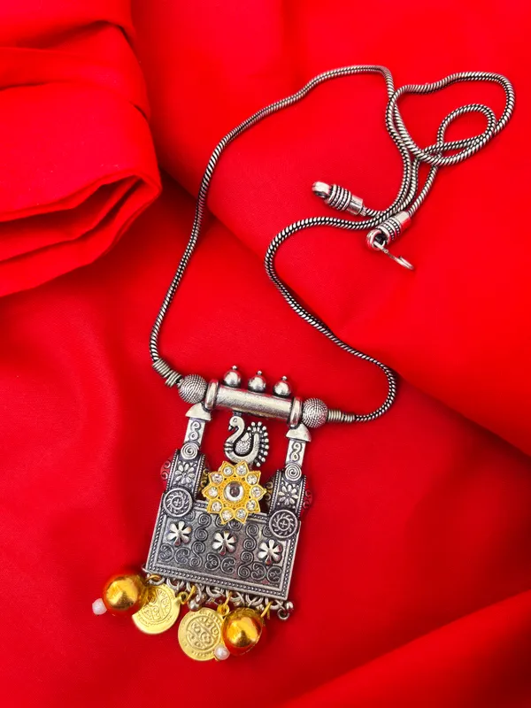 Oxidised_German_Silver_Plated_Pendant_for_Women