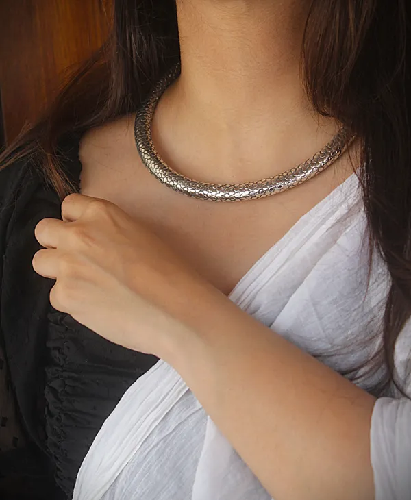 Oxidised_German_Silver_Plated_Rajasthani_Hansli_Necklace__Choker_for_Women_and_Girls