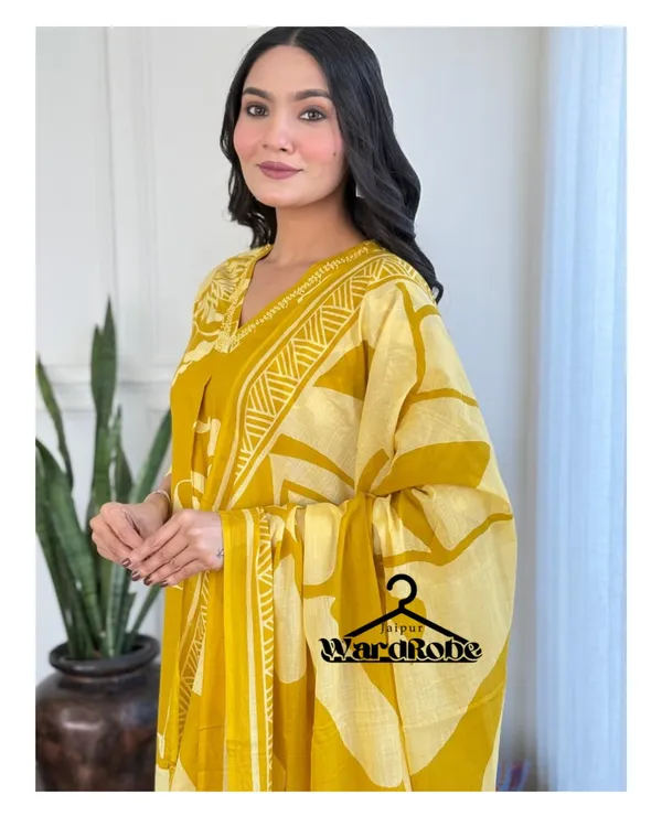 RUHI_BOOTA_COTTON_SUIT_SET_-_MUSTERD