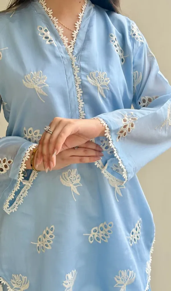 Sky_Blue_Chikankari_Farshi_Co-ord_Set