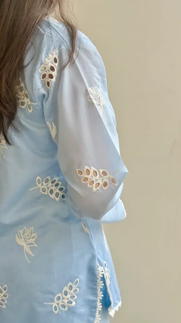 Sky_Blue_Chikankari_Farshi_Co-ord_Set