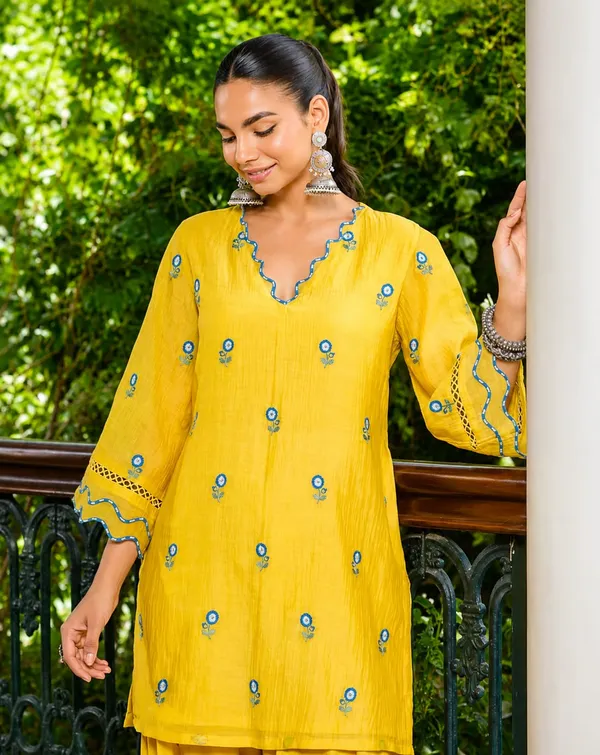 Sunshine_Yellow_Embroidered_Kurta_Set_with_Dupatta