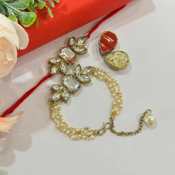 Dhivara_Couple_Rakhi_Combo_/_Pack_Of_2_Rakhi_With_Roli_Chawal