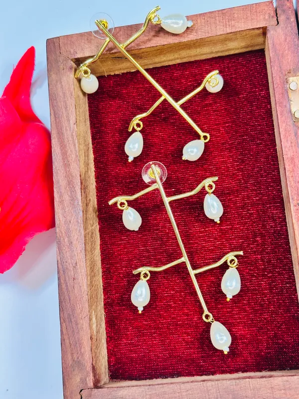Dhivara_Anti_Tarnish_Gold_Plated_Ana_Brass_Earring
