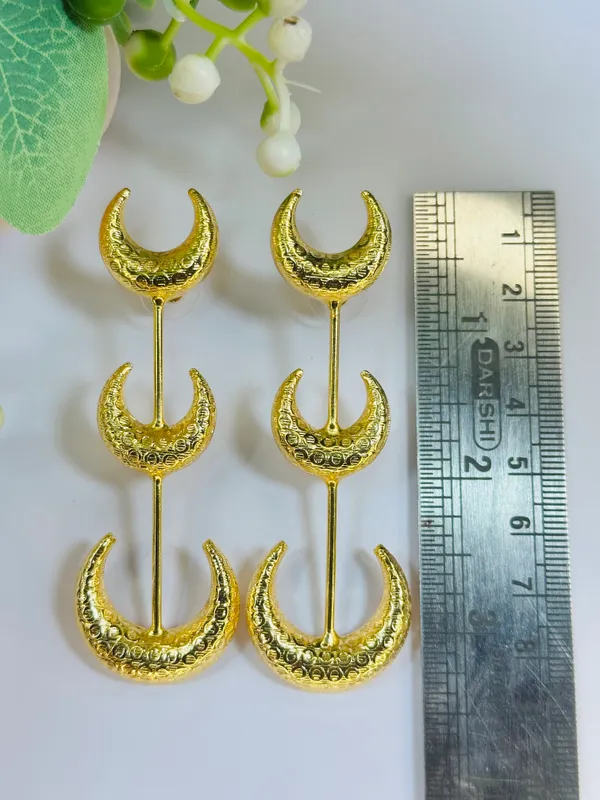 Dhivara_Anti_Tarnish_Gold_Plated_Moon_Brass_Earring