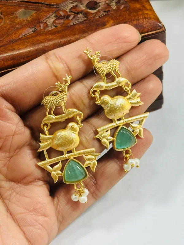 Dhivara_Bird_Anti_Tarnish_Earring