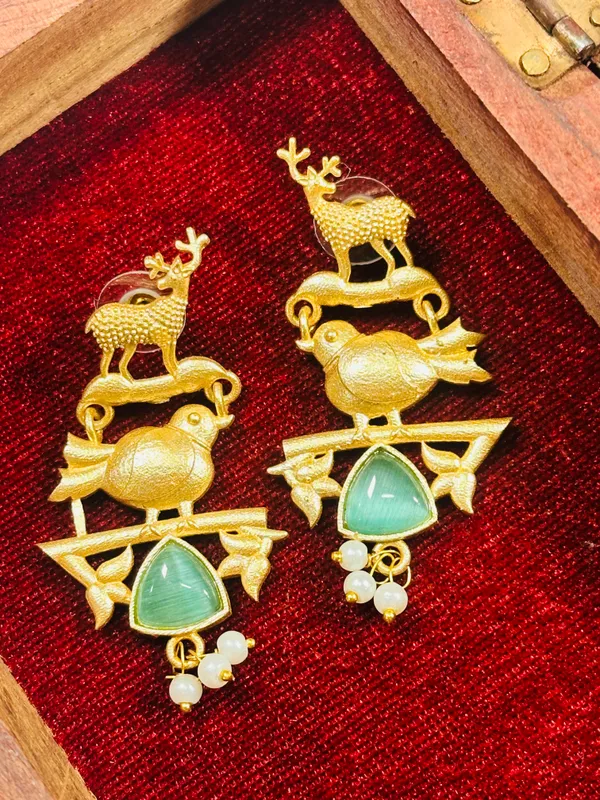 Dhivara_Bird_Anti_Tarnish_Earring