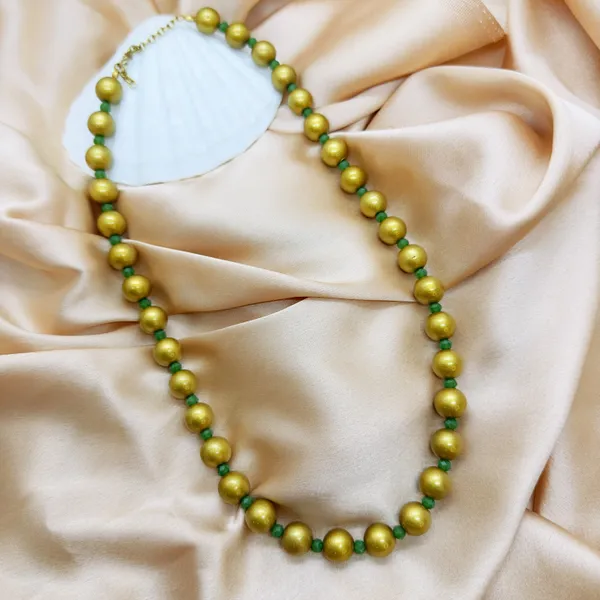 Rhodium_Plated_Classic_Pearl_Necklace_Set_For_Women
