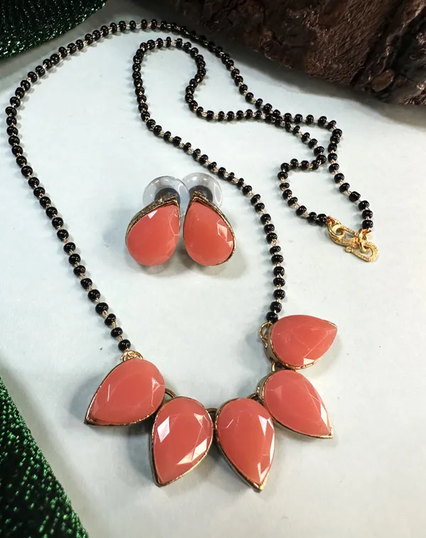 18_Inch_Stylish_Copper_Plated_Twinkling_Leaves_Mangalsutra