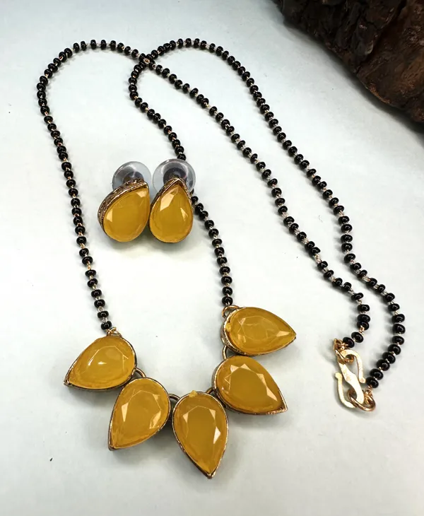 Stylish_Copper_Plated_Twinkling_Leaves_Mangalsutra
